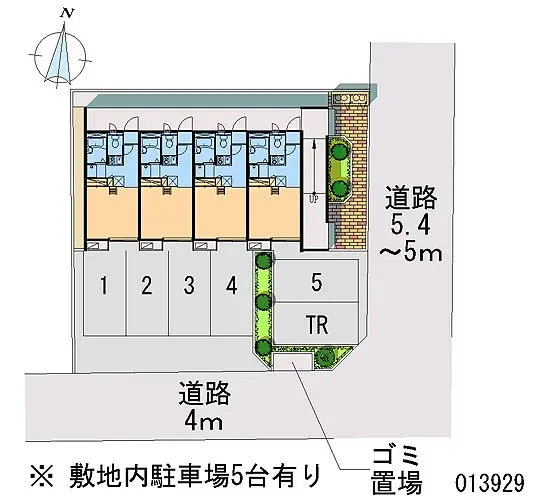 ★手数料０円★郡山市開成４丁目　月極駐車場（LP）